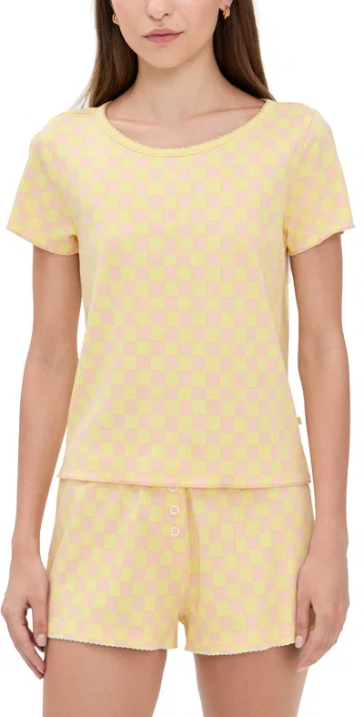 Cozyland By Morgan Lane Suzie Pj Set Sunkissed In Neutral