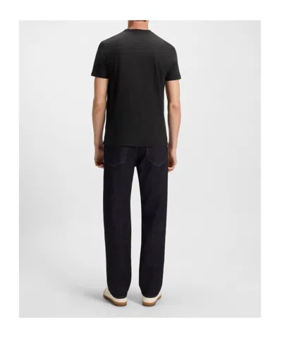 Hugo Boss Short Sleeve Crew Neck Basic T-shirt In Black