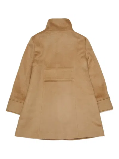 Max & Co Single-breasted Coat In Neutral
