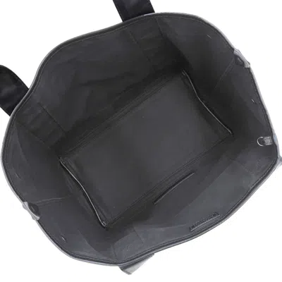 Pre-owned Balenciaga Black Canvas Leather Handbag Pouch Tote Bag ()