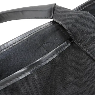 Pre-owned Balenciaga Black Canvas Leather Handbag Pouch Tote Bag ()