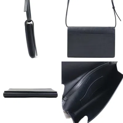 Pre-owned Balenciaga Black Leather Pouch Shoulder Bag ()