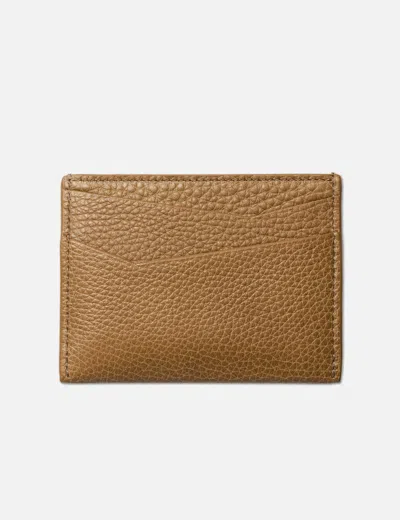 Loewe Puzzle Plain Cardholder In Brown