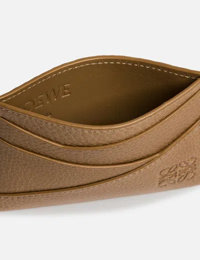 Loewe Puzzle Plain Cardholder In Brown