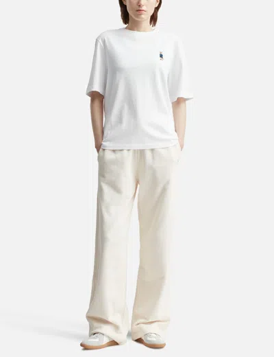 Maison Kitsuné Dressed Fox Comfort Tee-shirt In White