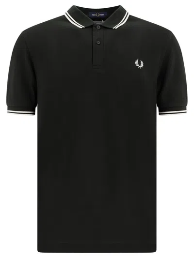 Comme Des Garçons Fred Perry Strong Will Polo Shirt In Green