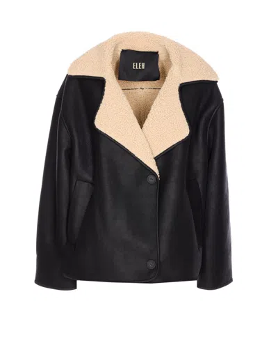 Eleh Button-fastening Jacket In Black