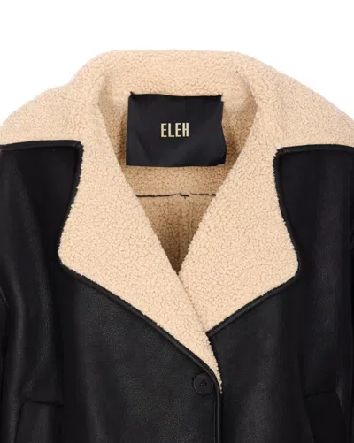 Eleh Button-fastening Jacket In Black