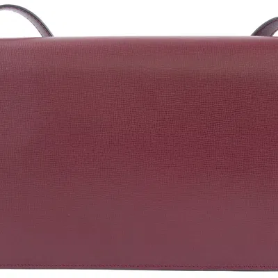 Pre-owned Cartier Bordeaux Leather Shoulder Bag ()