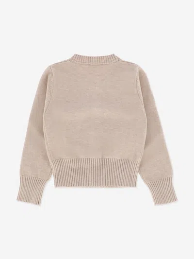 Angel's Face Angels Face Girls Kamala Crystal Studded Cardigan In Neutral