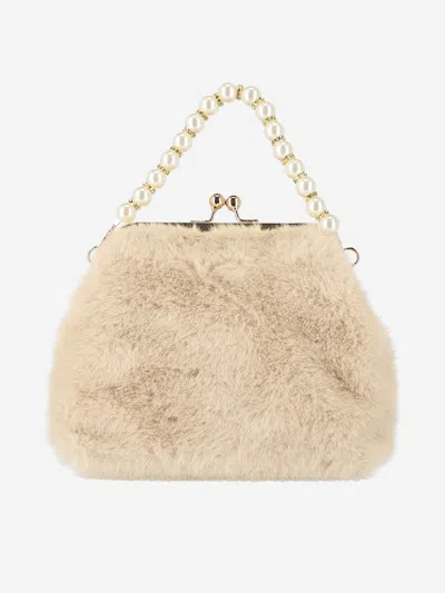 Angel's Face Angels Face Girls Hope Faux Fur Bag In Neutral