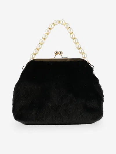 Angel's Face Angels Face Girls Hope Faux Fur Bag In Black