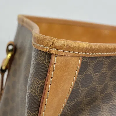 Pre-owned Celine Brown Pvc Tote Bag ()