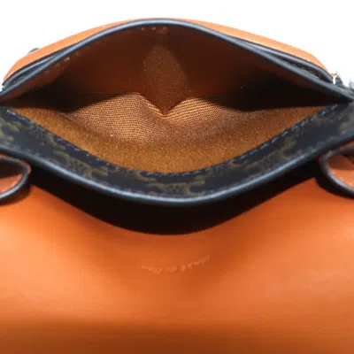 Pre-owned Celine Leather Canvas Shoulder Bag ()