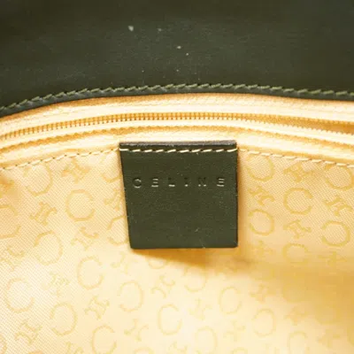 Pre-owned Celine Navy Canvas Shoulder Bag ()