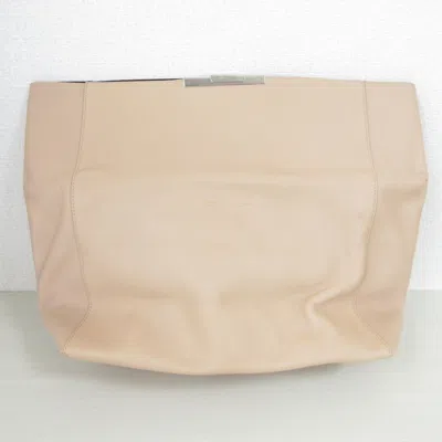 Pre-owned Celine Pink Beige Clutch Bag ()