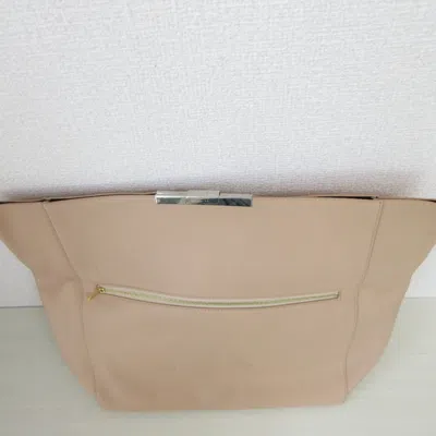 Pre-owned Celine Pink Beige Clutch Bag ()