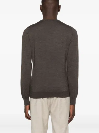 Tagliatore Pullover Mit Rundem Ausschnitt In Brown