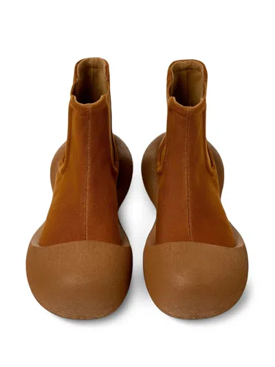 Camperlab Caramba Chelsea-boots Mit Dicker Sohle In Brown