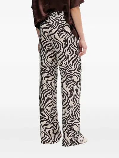 Joop Pattern Trousers In Brown