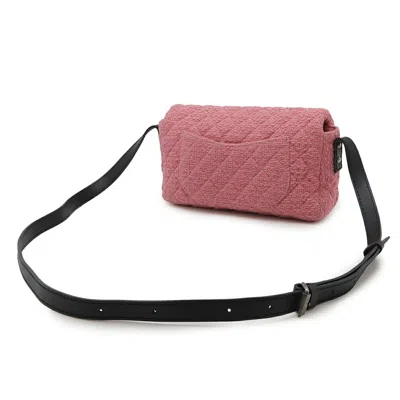 Pre-owned Chanel Pink Tweed Shoulder Bag ()