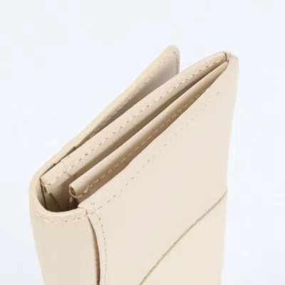 Pre-owned Chloé Beige Leather Long Wallet (bi-fold) () In Sand