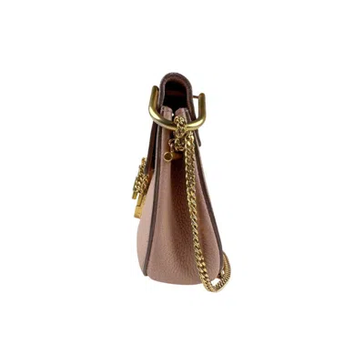 Pre-owned Chloé Pink Beige Leather Shoulder Bag ()