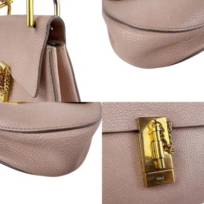 Pre-owned Chloé Pink Beige Leather Shoulder Bag ()