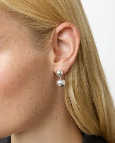 Alex Mill Lie Studio Caroline Earrings In Silver