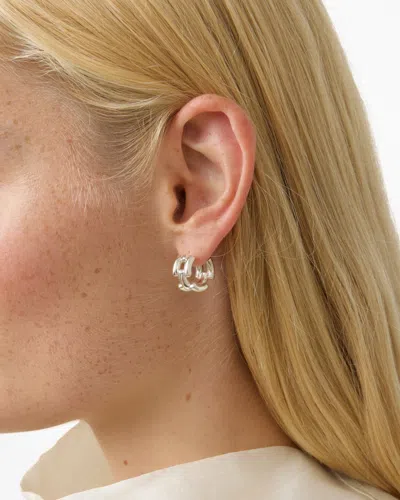 Alex Mill Lie Studio Johanna Earrings In Silver