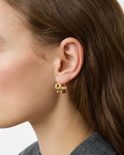 Alex Mill Lie Studio Johanna Earrings In Gold