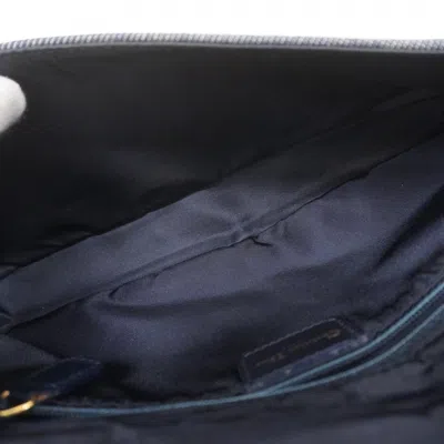 Pre-owned Dior Christian  Navy Denim Shoulder Bag ()
