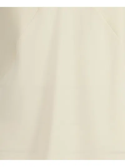 Forte Forte Satin-panelled Top In Neutral
