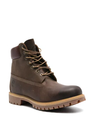 Timberland Impermeable Stival With Lacci In Brown