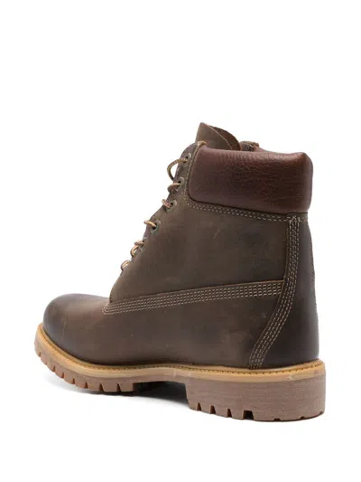 Timberland Impermeable Stival With Lacci In Brown