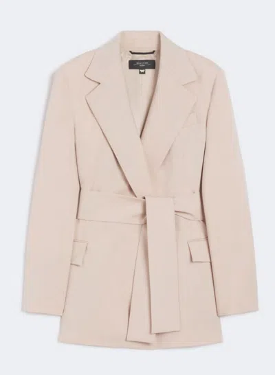 Weekend Max Mara Teso Wool Jacket In Neutral