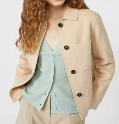 Weekend Max Mara Omens Ivory Nordica Regular-fit Wool-blend Jacket In Neutral