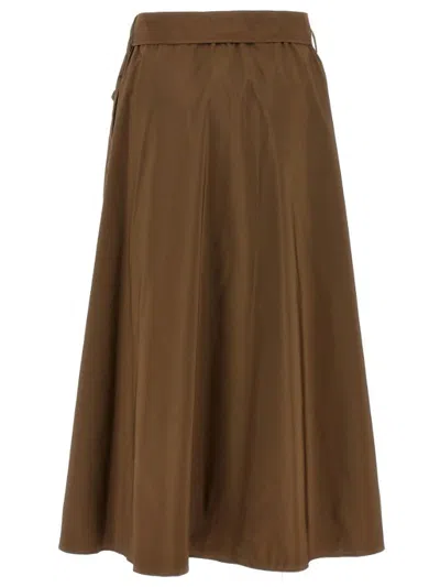 Weekend Max Mara Zarda Skirts Brown In Brown
