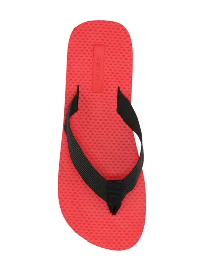 The Row Flat Shoes In Red