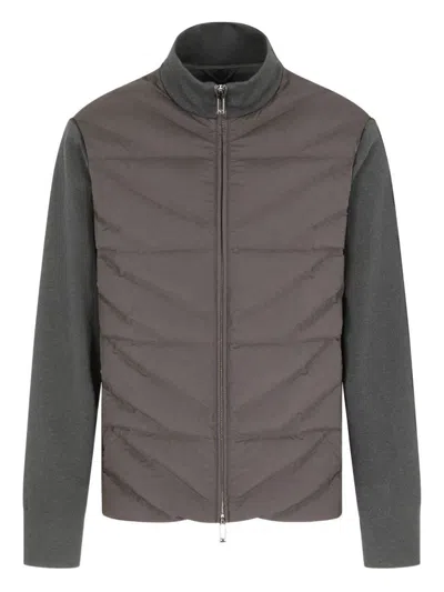 Ea7 Emporio Armani Bomber Jacket In Gray