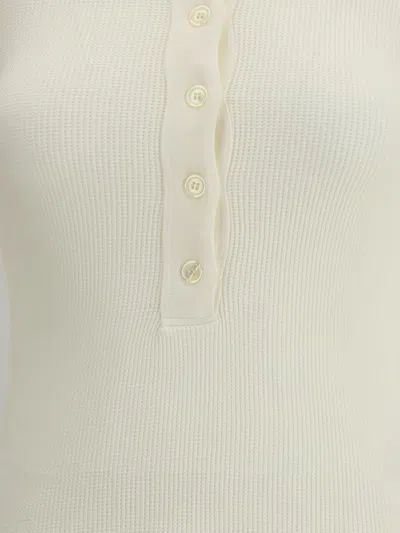 Citizen Of Humanity X Bloom Farm Exclusive Varra Cotton Henley Shirt In White