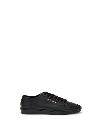Saint Laurent Gym Sneakers In Black