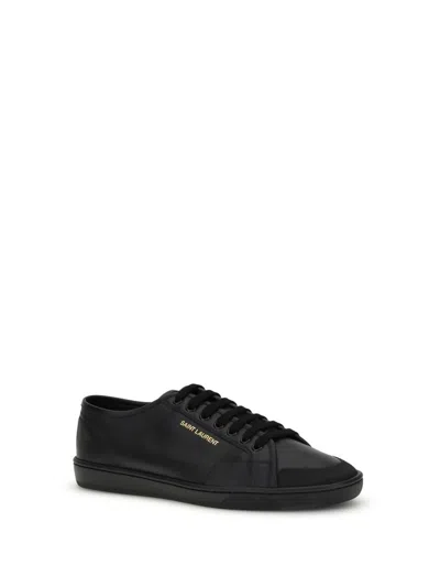 Saint Laurent Gym Sneakers In Black