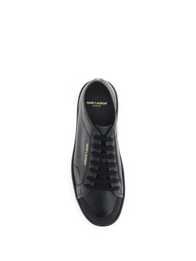Saint Laurent Gym Sneakers In Black