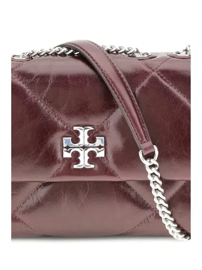 Tory Burch Kira Diamond Small Convertible Shoulder Bag In Red