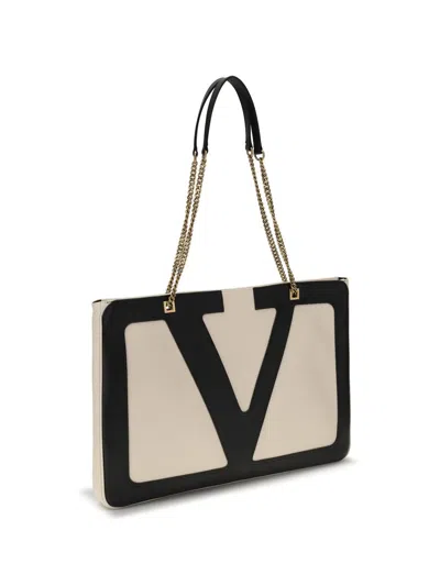 Valentino Small Viva Superstar Shoulder Bag In Brown