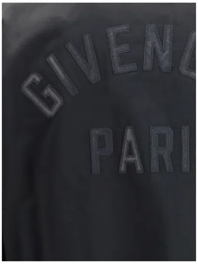 Givenchy Mix Material Jacket In Black
