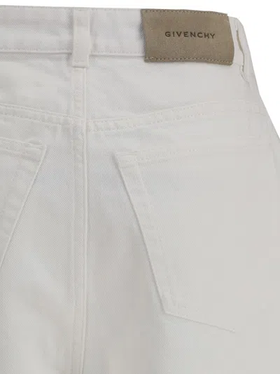 Givenchy Women Barrel Jeans In White