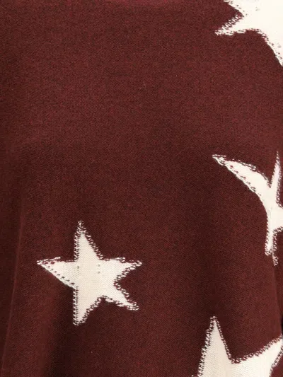 Zadig & Voltaire Womens Burgundy Markuz Star-pattern Cashmere Jumper In Burgundy