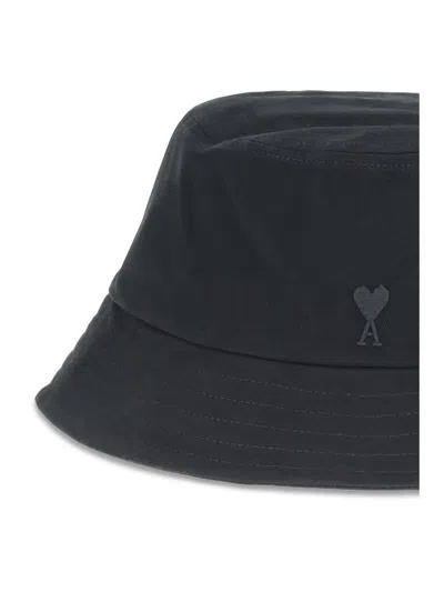 Ami Alexandre Mattiussi Ami Paris Men Ami De Coeur Bucket Hat In Blue
